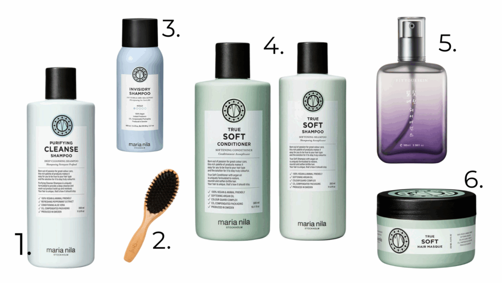 Hårpleie. Sommer hårpleie. Shampoo, balsam, hårolje, hårserum, børste, hårkur, hårmaske. Sydenhår, sommerhår, solhår.